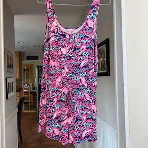 Lilly Pulitzer romper with drawstring waist